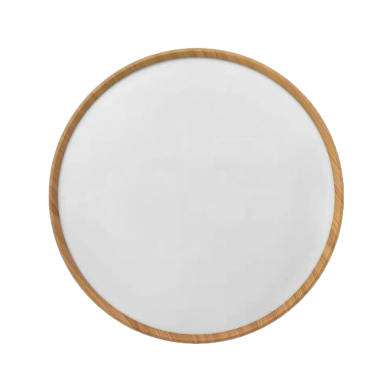 Wood Grain Round ultra-thin ceiling light